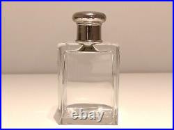 Vintage Ww2 Era Rare Collectible Empty Crystal Glass Perfume Bottle Vintage Ww2 Era Rare Collectible Empty Crystal Glass Perfume Bottle