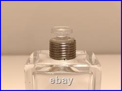 Vintage Ww2 Era Rare Collectible Empty Crystal Glass Perfume Bottle Vintage Ww2 Era Rare Collectible Empty Crystal Glass Perfume Bottle