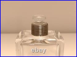 Vintage Ww2 Era Rare Collectible Empty Crystal Glass Perfume Bottle Vintage Ww2 Era Rare Collectible Empty Crystal Glass Perfume Bottle