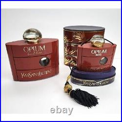 Vintage Yves Saint Laurent YSL Opium Perfume Bottles Collection Dh582