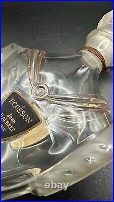 Vintage and Rare Ecusson Perfume Bottle by Jean d' Albert Paris France 1948