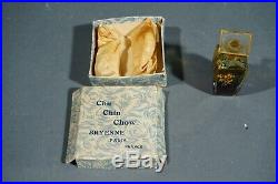 Vintage and extremly rare Chu Chin Chow perfume bottle by Bryenne 1918