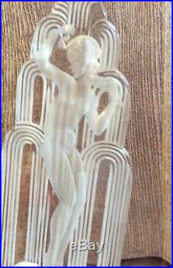 Vintage glass Nude In A Fountain Perfume Bottle
