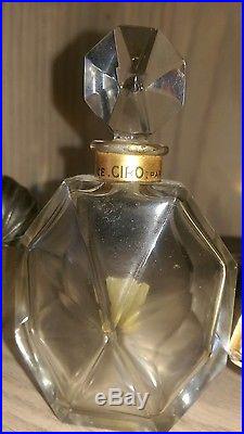 Vintage perfume bottle lot Ciro Collection Chevalier Surrender Horizons etc