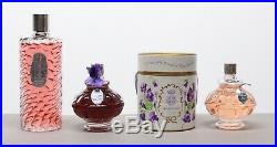 Violettes de Toulouse Berdoues France 3 Vintage Bottles of Perfume