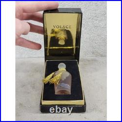 Volage Parfum Neiman Marcus Vintage 1/4 fl oz 7.5ml Frosted Bottle Gold Tassel