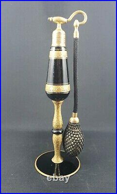 Volupte Vintage 1925 Tall Perfume Atomizer DeVilbiss Style Tiffin Bottle