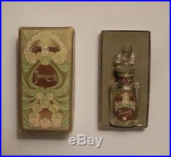 Vtg 1920s Dabrooks Perfume Bottle with Original Box and Liquid