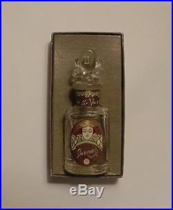 Vtg 1920s Dabrooks Perfume Bottle with Original Box and Liquid