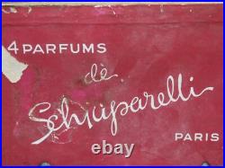 Vtg 1940's Schiaparelli Mini Glass Perfume Bottles Complete Set/4 withOriginal Box