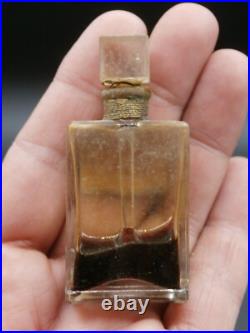Vtg 1940's Schiaparelli Mini Glass Perfume Bottles Complete Set/4 withOriginal Box