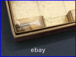Vtg 1940's Schiaparelli Mini Glass Perfume Bottles Complete Set/4 withOriginal Box