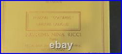 Vtg 1950's-76 Nina Ricci L'Air du Temps Perfume Lalique Crystal Colombe SEALED