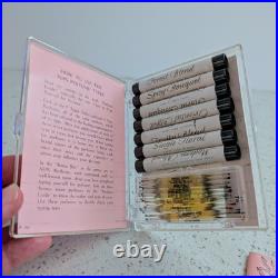 Vtg 1950's Perfume Nips Inc. In Original Case 65 Individual Perfumes RARE