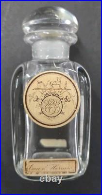 Vtg 1951 Eau D'Hermes Glass Perfume Bottle 2 Oz (Empty) Original Labels Vtg 1951 Eau D'Hermes Glass Perfume Bottle 2 Oz (Empty) Original Labels