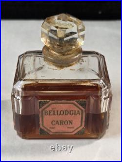 Vtg 2 Rare Caron Bellodgia Perfume Baccarat Crystal Bottles Bottom Etched Reducd Vtg 2 Rare Caron Bellodgia Perfume Baccarat Crystal Bottles Bottom Etched Reducd
