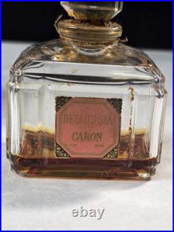 Vtg 2 Rare Caron Bellodgia Perfume Baccarat Crystal Bottles Bottom Etched Reducd Vtg 2 Rare Caron Bellodgia Perfume Baccarat Crystal Bottles Bottom Etched Reducd