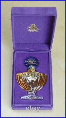 Vtg 70s SHALIMAR by GUERLAIN splash EXTRAIT PURE PARFUM 1/2oz15ml SEALED bottle