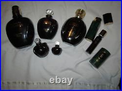 Vtg 80s Christian Dior POISON PERFUME Cologne spray Bottles 7 LOT RARE as shown