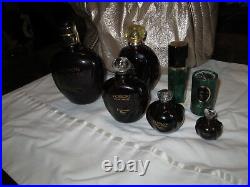 Vtg 80s Christian Dior POISON PERFUME Cologne spray Bottles 7 LOT RARE as shown