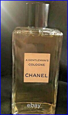 Vtg CHANEL Mens A Gentlemans Cologne Bottle Factice Dummy Store Display 1953