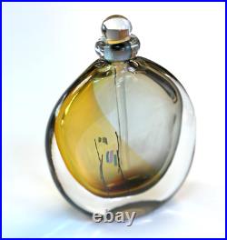 Vtg Chris Comins UK Signed Multi-Color Sommerso Studio Glass Perfume Bottle NEW Vtg Chris Comins UK Signed Multi-Color Sommerso Studio Glass Perfume Bottle NEW