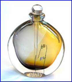 Vtg Chris Comins UK Signed Multi-Color Sommerso Studio Glass Perfume Bottle NEW Vtg Chris Comins UK Signed Multi-Color Sommerso Studio Glass Perfume Bottle NEW