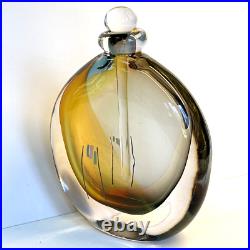 Vtg Chris Comins UK Signed Multi-Color Sommerso Studio Glass Perfume Bottle NEW Vtg Chris Comins UK Signed Multi-Color Sommerso Studio Glass Perfume Bottle NEW