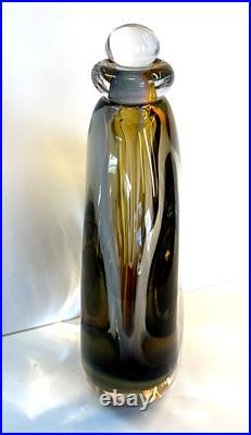 Vtg Chris Comins UK Signed Multi-Color Sommerso Studio Glass Perfume Bottle NEW Vtg Chris Comins UK Signed Multi-Color Sommerso Studio Glass Perfume Bottle NEW