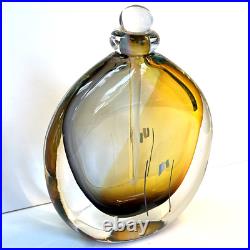Vtg Chris Comins UK Signed Multi-Color Sommerso Studio Glass Perfume Bottle NEW Vtg Chris Comins UK Signed Multi-Color Sommerso Studio Glass Perfume Bottle NEW