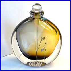 Vtg Chris Comins UK Signed Multi-Color Sommerso Studio Glass Perfume Bottle NEW Vtg Chris Comins UK Signed Multi-Color Sommerso Studio Glass Perfume Bottle NEW
