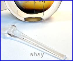 Vtg Chris Comins UK Signed Multi-Color Sommerso Studio Glass Perfume Bottle NEW Vtg Chris Comins UK Signed Multi-Color Sommerso Studio Glass Perfume Bottle NEW