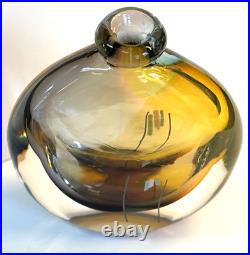 Vtg Chris Comins UK Signed Multi-Color Sommerso Studio Glass Perfume Bottle NEW Vtg Chris Comins UK Signed Multi-Color Sommerso Studio Glass Perfume Bottle NEW