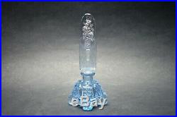 Vtg Czech Art Deco perfume bottle Crystal Glass Stopper with Dauber