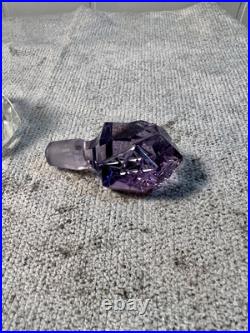 Vtg Czech Cut Crystal Perfume Bottle Purple Amethyst Glass Stopper Rare Pre-WW2 Vtg Czech Cut Crystal Perfume Bottle Purple Amethyst Glass Stopper Rare Pre-WW2