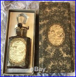 Vtg Djer Kiss Kerkoff Perfume Bottle In Box Antique France Full