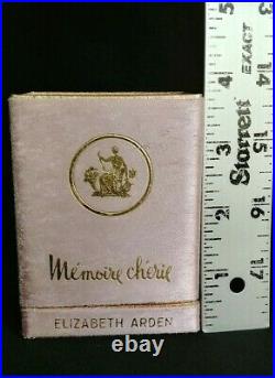 Vtg Elizabeth Arden Memoire Cherie Perfume 3 Bottle Rare 7/32 Fl. Oz 1950's USA