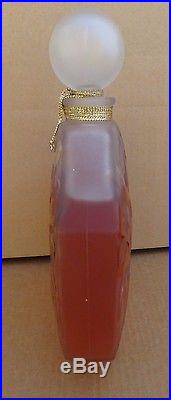 Vtg Jean Charles Brosseau Ombre Rose Perfume Factice Dummy Display Bottle Glass