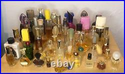 Vtg Lot of 50 Collectable Perfumes BOTTLES, MINI BOTTLES, & VIALS Mostly Used