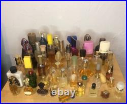 Vtg Lot of 50 Collectable Perfumes BOTTLES, MINI BOTTLES, & VIALS Mostly Used