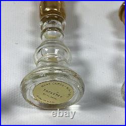 Vtg Mary Chess Perfume Sampler 3 Glass Bottles Knight Pawn Queen In Box Empty