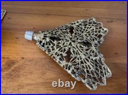 Vtg Matson Hollywood Regency Ormolu Glass Putti Cherub Filigree Perfume Bottle