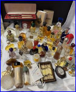 Vtg Mixed Lot 50+ Mini Miniature Glass Perfume Bottles Apropos Shalimar Tabu Vtg Mixed Lot 50+ Mini Miniature Glass Perfume Bottles Apropos Shalimar Tabu