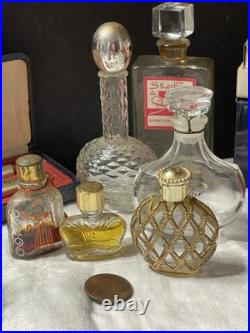 Vtg Mixed Lot 50+ Mini Miniature Glass Perfume Bottles Apropos Shalimar Tabu Vtg Mixed Lot 50+ Mini Miniature Glass Perfume Bottles Apropos Shalimar Tabu