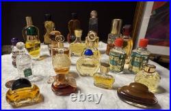 Vtg Mixed Lot 50+ Mini Miniature Glass Perfume Bottles Apropos Shalimar Tabu Vtg Mixed Lot 50+ Mini Miniature Glass Perfume Bottles Apropos Shalimar Tabu