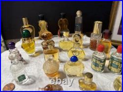 Vtg Mixed Lot 50+ Mini Miniature Glass Perfume Bottles Apropos Shalimar Tabu Vtg Mixed Lot 50+ Mini Miniature Glass Perfume Bottles Apropos Shalimar Tabu