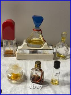Vtg Mixed Lot 50+ Mini Miniature Glass Perfume Bottles Apropos Shalimar Tabu Vtg Mixed Lot 50+ Mini Miniature Glass Perfume Bottles Apropos Shalimar Tabu