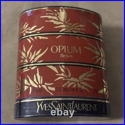 Vtg OPIUM Yves Saint Laurent Perfume Empty Bottle Rare