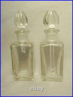 Vtg Ormolu Angels Cherub Perfume Bottle Caddy Holder with 2 Glass Bottles As-Is