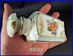 Vtg. Perfume Bottle-Couleuvre France Pate de Limoges-Snake Mark-hand painted